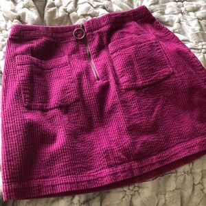 Fuchsia skirt